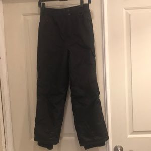 Boys black snow pants
